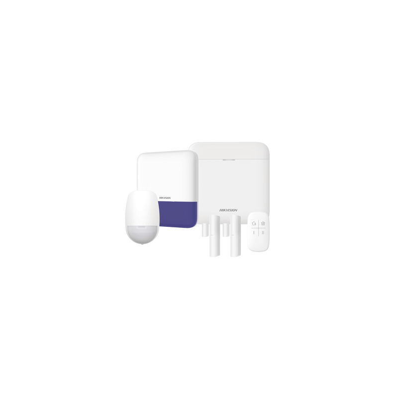 (AX PRO) KIT de Alarma AX PRO / Incluye: 1 Hub con bateria de respaldo / 1 Sensores PIR / 2 Contactos Magnéticos / 1 Control Re