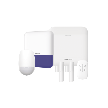 (AX PRO) KIT de Alarma AX PRO con GSM (3G/4G) / Incluye: 1 Hub con bateria de respaldo / 1 Sensores PIR / 2 Contactos Magnético
