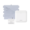 (AX PRO + YONUSA) KIT de Alarma AX PRO / Incluye: 1 Hub con bateria de respaldo / 1 Energizador 2500Mts Lineales / 1 Relevador 0