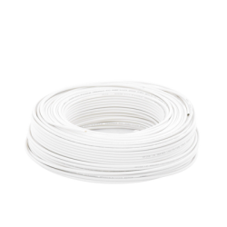 Bobina de 100 Metros (328.08 Pies) / Cable de CCA / 4 x 22 AWG / Tipo Aluminio Revestido de Cobre / Aplicaciones en Alarmas de I