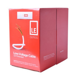 Bobina de 305 Metros (1000 Pies) / Cable de CCA / 4 x 22 AWG / Tipo Aluminio Revestido de Cobre / Aplicaciones en Alarmas de Int