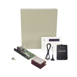 (2 Años 4GLTEM/5G ILIMITADO INCLUIDO) Kit Vista48LA con comunicador 4GLTEM/5G MN01, Teclado, Gabinete y Transformador