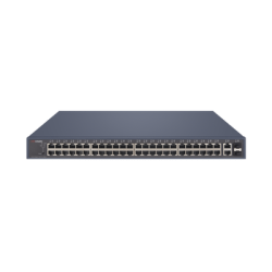 Switch PoE+ / Administrable / 48 Puertos 1000 Mbps PoE+ / 2 Puertos 1000 Mbps Uplink / 2 Puertos SFP / 470 Watts