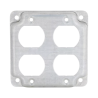 Cubierta de 4" para 2 Contactos Dúplex.