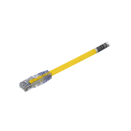 Cable de Parcheo UTP, Cat6A, 24 AWG, CM, Color Amarillo, 2.13 Metros (7 Pies)