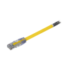 Cable de Parcheo UTP, Cat6A, 24 AWG, CM, Color Amarillo, 2.13 Metros (7 Pies)