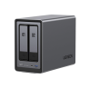 NASync DXP2800 | SO UGOS Pro | Intel N100 12th Gen Intel® 4 Core™ | 2 Bahías SATA hasta 48TB | 2-Bahias (M.2 NVMe) hasta 16T