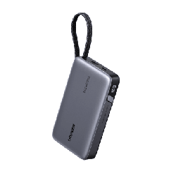 Power Bank 20000mAh con Cable Integrado / Carga Rápida 100W / USB-C PD 3.0 / 4 Celdas Li-ion / 72Wh / Carga Múltiple 145W / Co