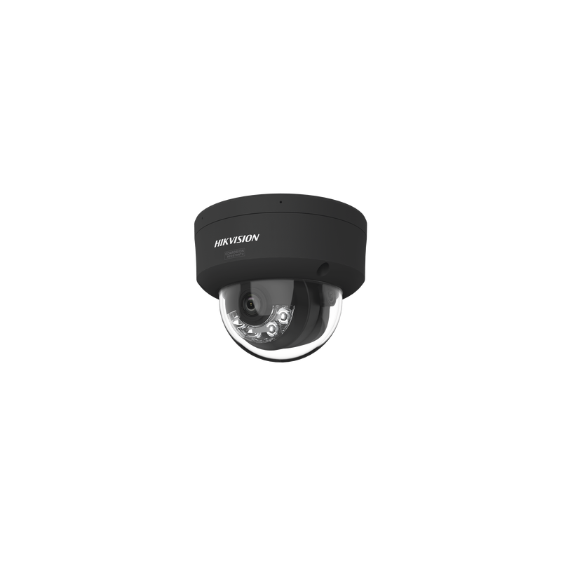 [Dual Light + ColorVu 3.0 + HikAI] Domo IP 6 Megapixel / Lente 2.8 mm / 30 mts IR + Luz Blanca / 2 Microfonos Integrados / Exter