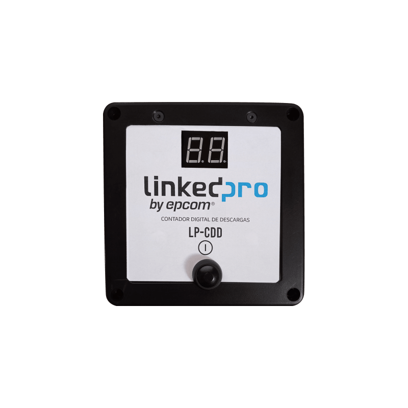 Contador Digital Descargas Atmosféricas / Pantalla Digital / IP65 Exterior / Batería 3V / Rango -20°C a 60°C / 120x120x60 mm