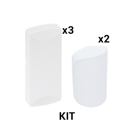 KIT Básico Sensores Inalámbricos - Incluye 3 Contactos Magnéticos y 2 PIR - Compatibles con DSC