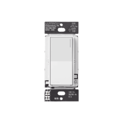 (RadioRA3) Apagador Auxiliar de pared, compañero de apagadores multilocación. Usar en 3 vías o escalera. Color blanco.