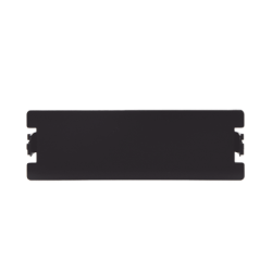 Placa Ciega Color Negro para Distribuidor de Fibra Óptica LP-ODF-8024