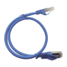 Patch Cord Cat6A 10G Blindado 0.5 Metros (1.64 Pies) Azul