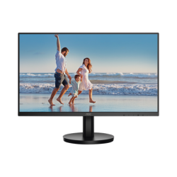 Monitor LED de 23.8" VESA, Resolución 1920 x 1080 Pixeles, Entradas de Video VGA/HDMI. Panel VA LCD Backlight LED. Ultra Delgad