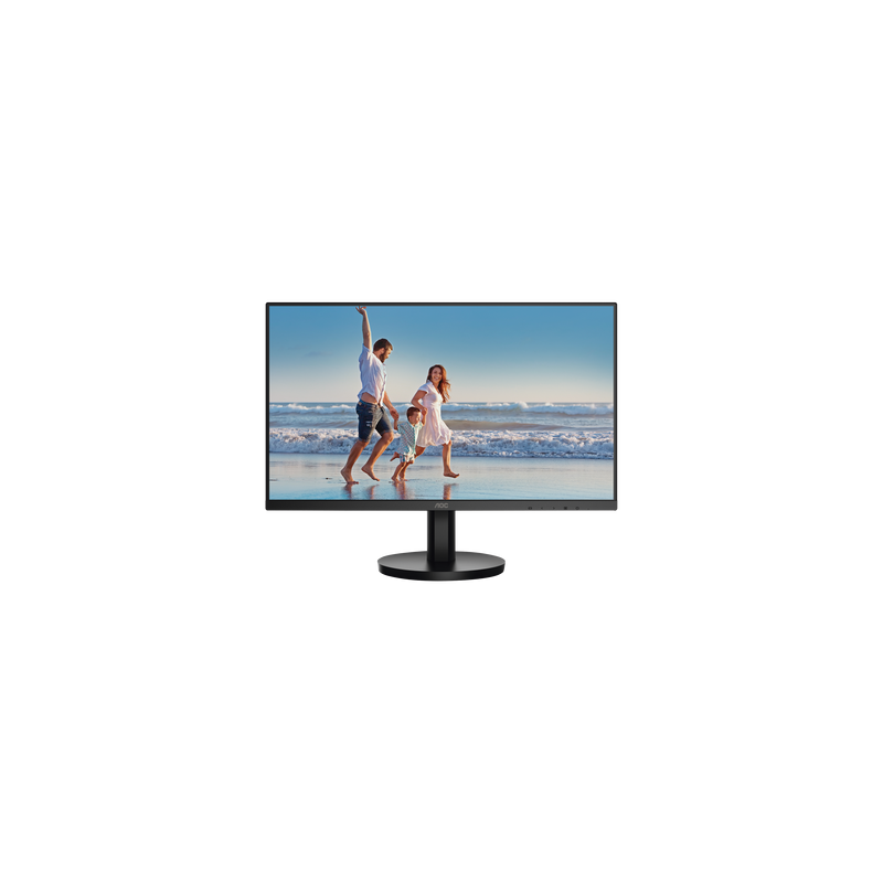 Monitor LED de 23.8" VESA, Resolución 1920 x 1080 Pixeles, Entradas de Video VGA/HDMI. Panel VA LCD Backlight LED. Ultra Delgad