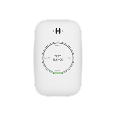 (HikFire) Detector de Gas Natural Metano (CH4) / Alarma Temprana / Salida para cierre de Válvula y/o activación de Ventilador 