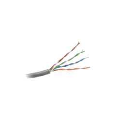 Bobina de Cable de 305 Metros (1000 Pies) UTP Cat5e / Color Gris / UL, CM, Probado a 350 Mhz / Para Aplicaciones de CCTV, Redes 