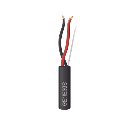 Carrete de Cable 305 Metros (1000 Pies) / 2 x 14 AWG Tipo FPL / Cable Direct Burial / Color Negro / Para Uso en Intemperie / Uso