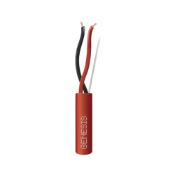 Carrete de Alambre 305 Metros (1000 Pies) / 2 x 16 AWG / Riser / Color Rojo / Tipo FPLR, CL3R, (UL) FT4 / Para Aplicaciones en S