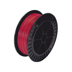 Bobina de 152 Metros de Cable Detector de Calor, Temperatura Fija 68 grados Celsius, Recubrimiento de Nylon Rojo para Aplicacion