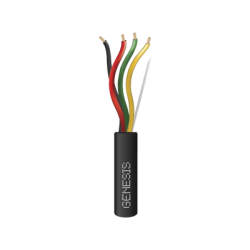 Carrete de Cable de 305 Metros (1000 Pies) / 4 x 14 AWG / Cable Direct Burial / Color Negro / Para Uso en Intemperie / Uso en Ap