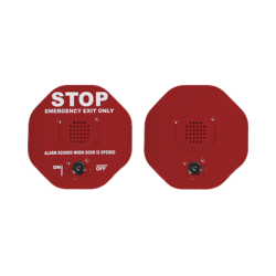 Alarma de puerta multifunción Exit Stopper® para una puerta con bocina remota