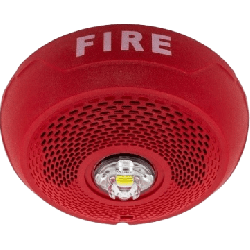 BOC C/LAMP ESTROBOSCOPICA tipo LED MONT EN TECHO CLR ROJO