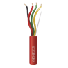 Carrete de Alambre 305 Metros (1000 Pies) / 4 x 16 AWG / Riser / Color Rojo / Tipo FPLR, CL3R, (UL) FT4 / Para Aplicaciones en S