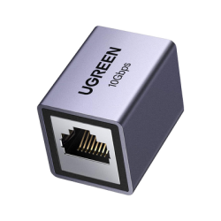 Acoplador STP (Extensor de Cable Ethernet RJ45) | 10Gbps | Blindado | Compatibilidad con Cat8 Cat7 Cat6 Cat5e | Hasta 100 Metros