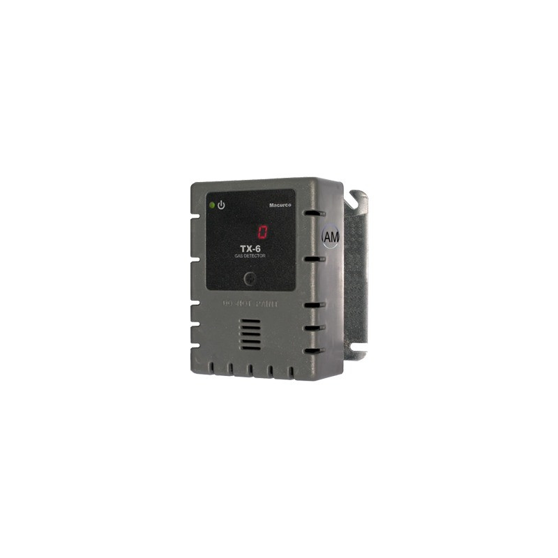 Detector, Controlador y Transductor de Amoníaco (NH3) para Panel de Detección de Incendio