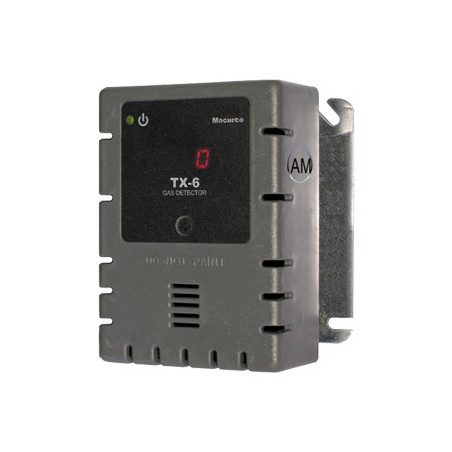 Detector, Controlador y Transductor de Amoníaco (NH3) para Panel de Detección de Incendio