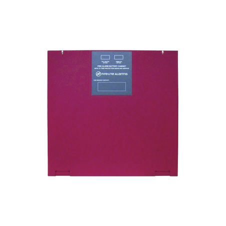 Gabinete para dos baterías de respaldo de 26 AH. Para aplicaciones en sistemas de detección de incendio (FAS).
