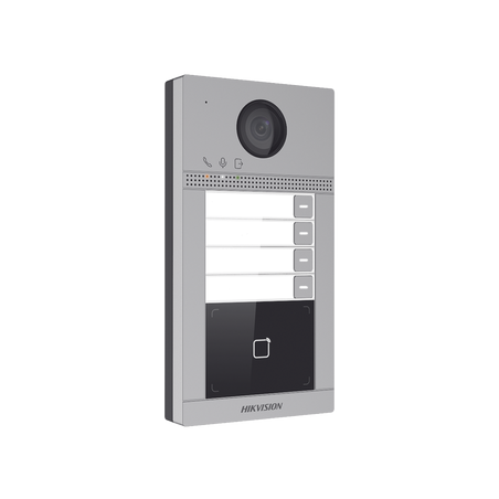 Videoportero IP 2 Megapixel / Llamada y Apertura Remota desde App Hik-Connect (Requiere monitor )/ PoE / Exterior IP65 + Antivan