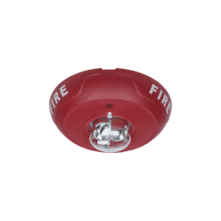 Sirena con Lámpara Estroboscópica, Montaje en Techo, Nivel de Candelas Seleccionable, Color Rojo, Nuevo Diseño Moderno y Eleg