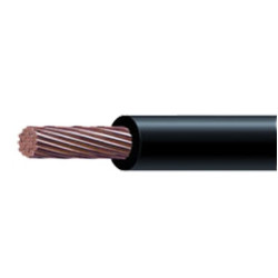 (SLY304) Cable de Cobre Recubierto THW-LS Calibre 10 AWG 19 Hilos Color negro (Venta por Metro)