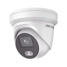 Turret IP 4 Megapixel / Imagen a Color 24/7 / Lente 4 mm / Luz Blanca 30 mts / WDR 130 dB / Exterior IP67 / Micrófono Integrado