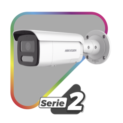 [Dual Light + ColorVu] Bala IP 4 Megapixel / Lente 4 mm / 60 mts IR + 60 mts Luz Blanca / Exterior IP67 / Luz Intermitente y Ale
