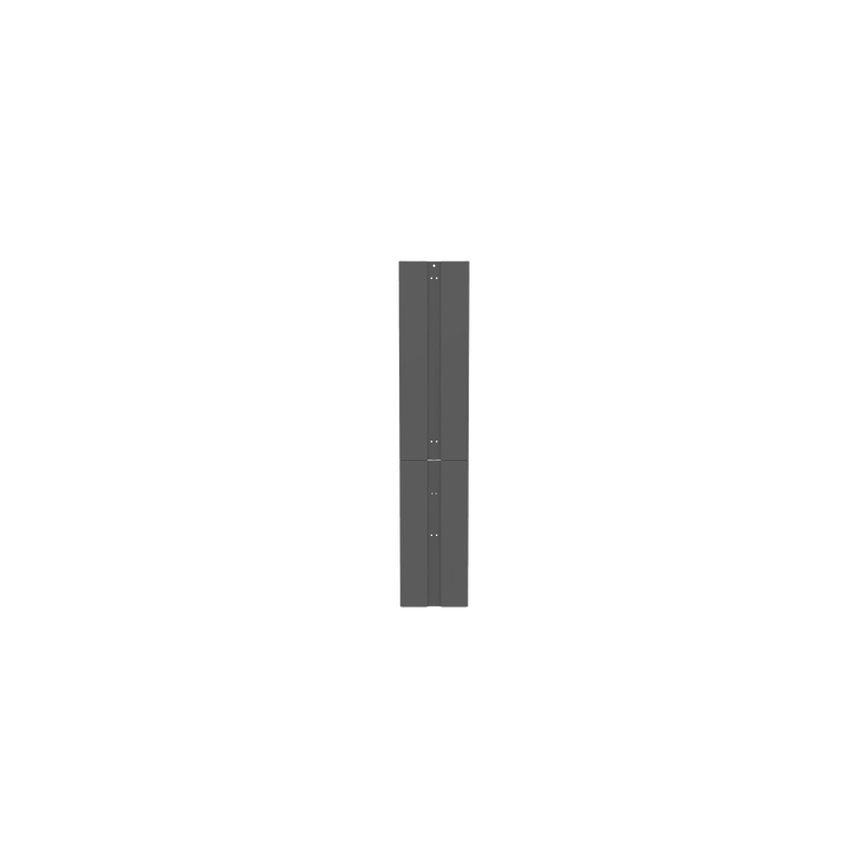 Tapa Final de Fila, Para Organizador Vertical PR2V PatchRunner™ 2, de 45 UR, Color Negro