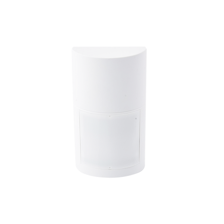Detector de Movimiento Pasivo / Altura de montaje 0.8m a 2.7 m ajustable / Estándar Cableado / 100% Exterior / Compatible con c