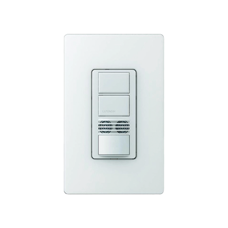 Interruptor con Sensor de Ocupación, Doble Tecnología Para Detección de Movimiento, Color Blanco