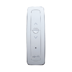 Control remoto 1 canal para motores de persiana Somfy con señal inalámbrica, instrucciones: sube, baja y detener, con posició