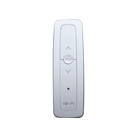 Control remoto 1 canal para motores de persiana Somfy con señal inalámbrica, instrucciones: sube, baja y detener, con posició