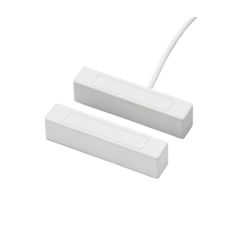 Contacto magnético direccionable compatible con paneles vista con V-Plex color blanco