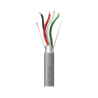 Carrete de 305 Metros (1000 Pies) / Cable 4 x 18 AWG / Color Gris / Blindado / Riser / Aplicaciones de Audio Control de Acceso y