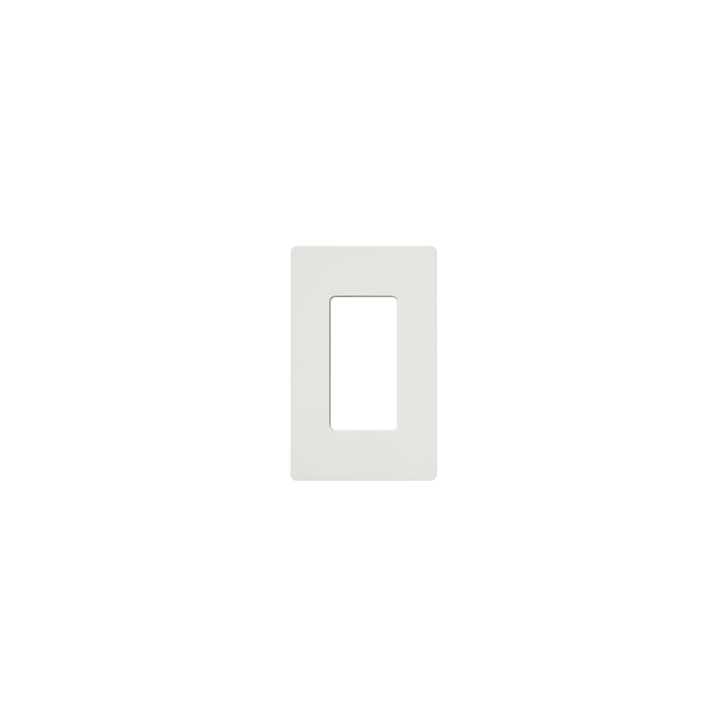 Tapa Color Blanco Satin para interruptor o dimmer Lutron, 1 gang, limpio y moderno