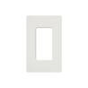 Tapa Color Blanco Satin para interruptor o dimmer Lutron, 1 gang, limpio y moderno