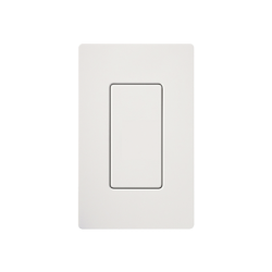Placa ciega de pared color blanco