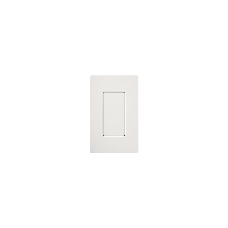 Placa ciega de pared color blanco