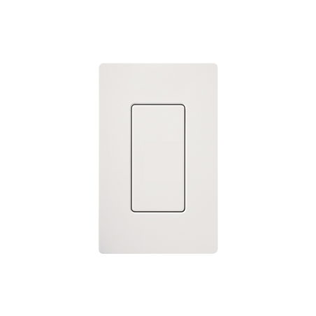 Placa ciega de pared color blanco